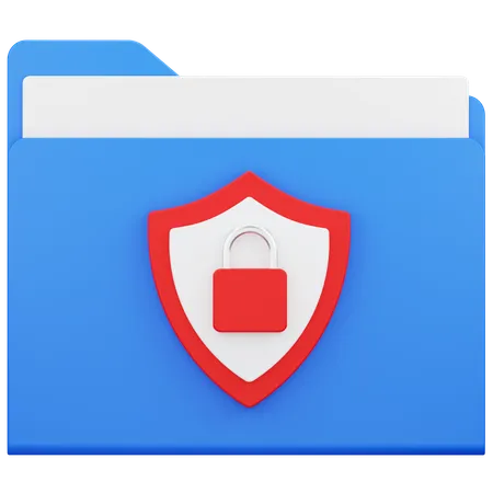 Folder Lock  3D Icon