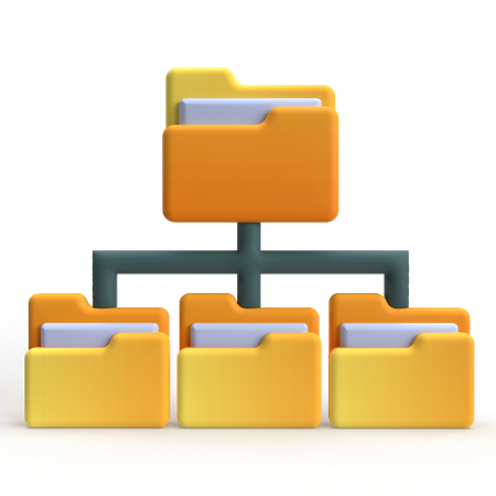 Folder Management  3D Icon