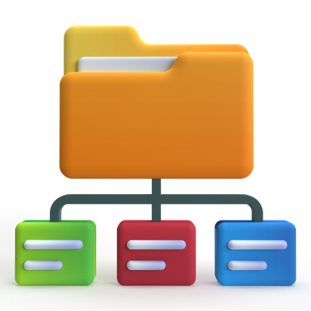 Folder Management  3D Icon