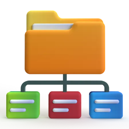 Folder Management  3D Icon