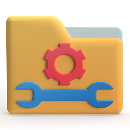 Folder Management  3D Icon