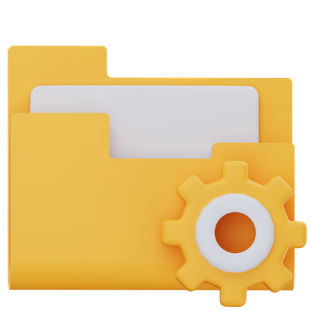 Folder management  3D Icon
