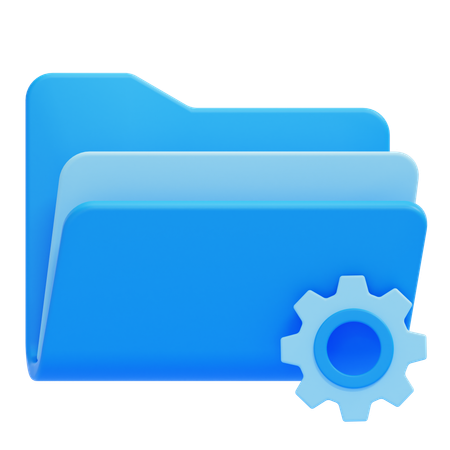 Folder Management  3D Icon