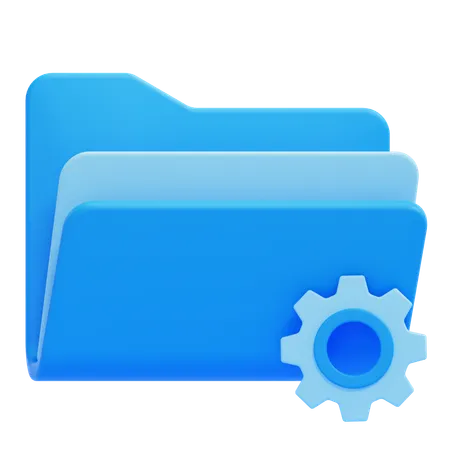 Folder Management  3D Icon