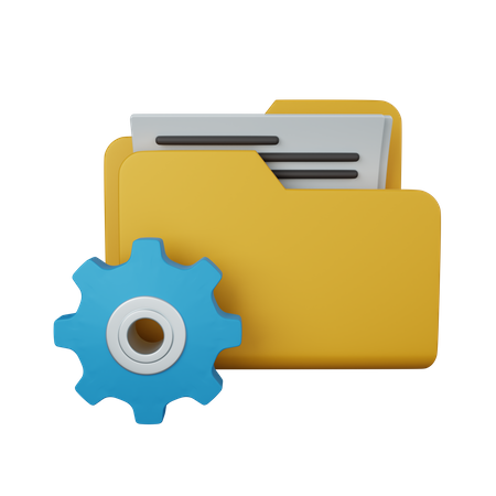 Folder management  3D Icon