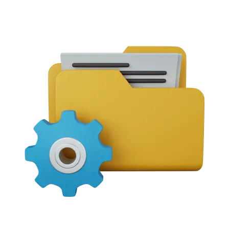 Folder management  3D Icon