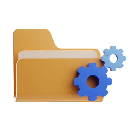 Folder Management  3D Icon
