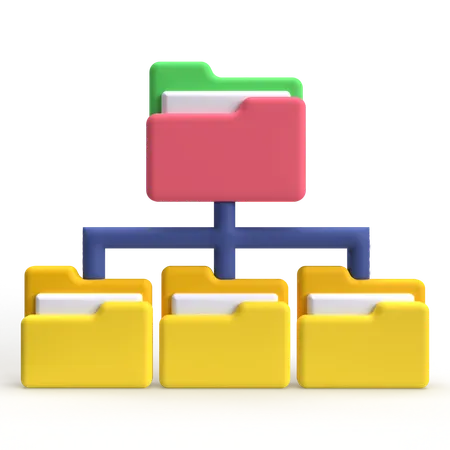 Folder Management  3D Icon