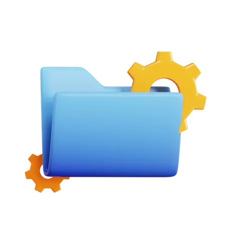 Folder Management  3D Icon