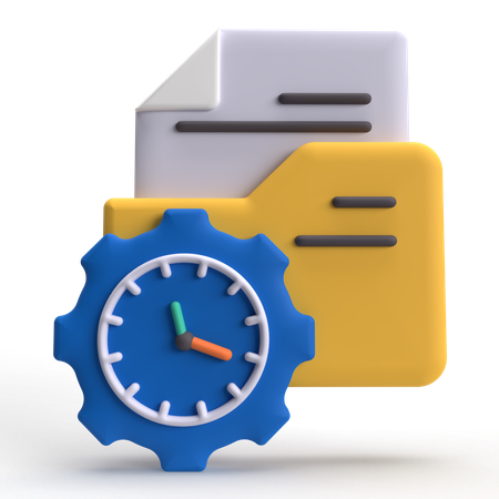 Folder Management  3D Icon