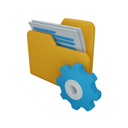 Folder management  3D Icon