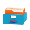 3d folder racks emoji