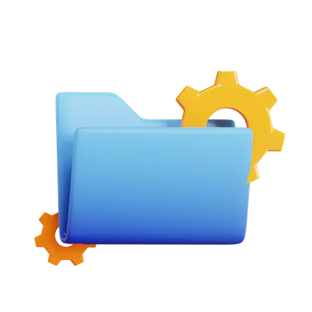 Folder Management 3D Icon