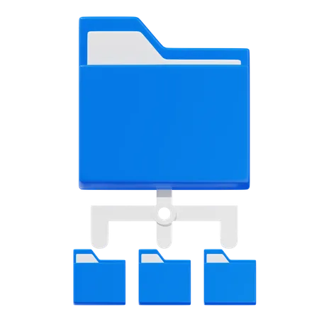 Folders Of 3 D Illustrations 3D Icon