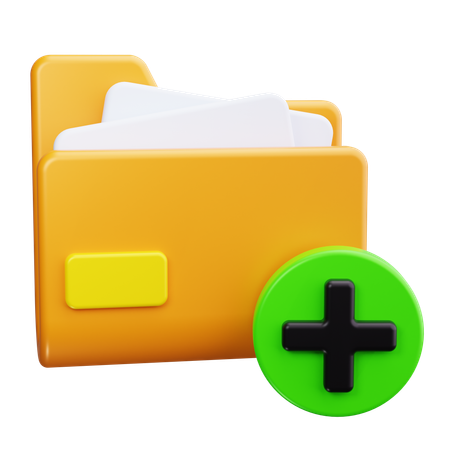 フォルダ新規  3D Icon