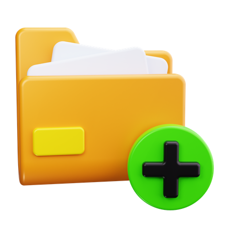 Folder New  3D Icon