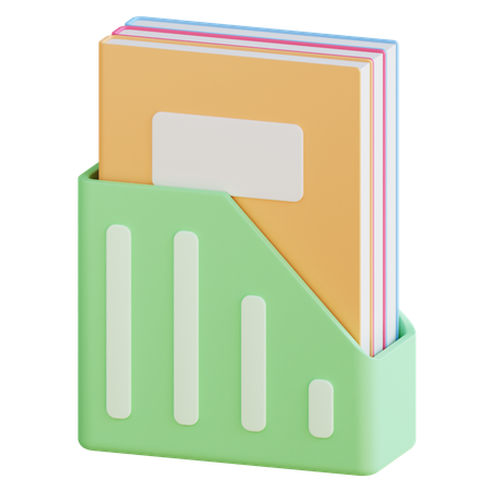 Folder Notebook  3D Icon