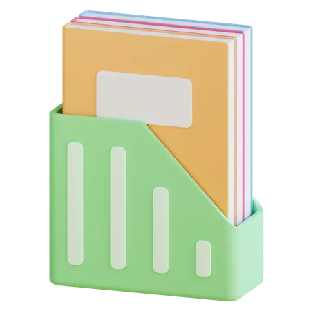 Folder Notebook  3D Icon