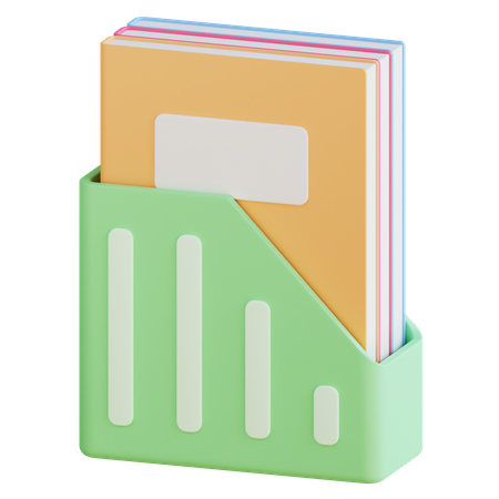 Folder Notebook  3D Icon