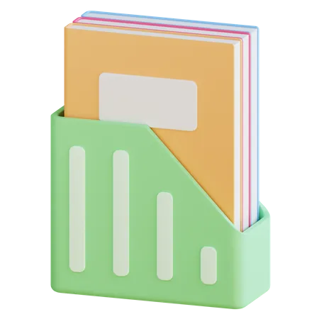 Folder Notebook  3D Icon