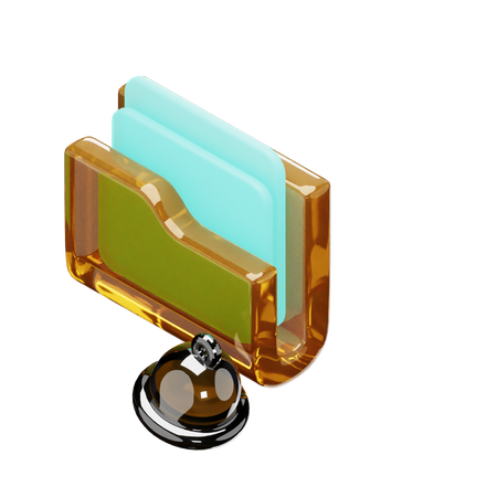 Folder Notification  3D Icon