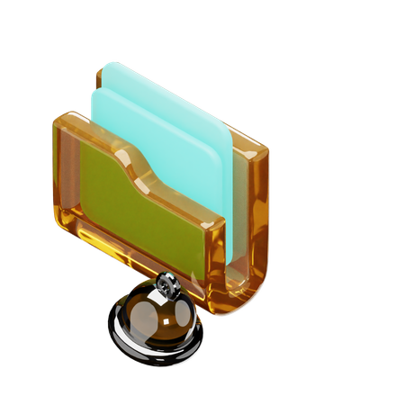 Folder Notification  3D Icon