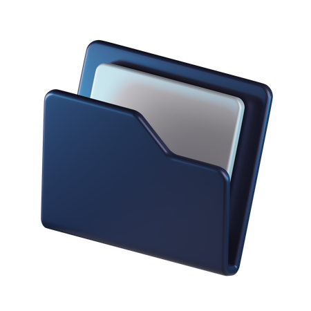 Folder Open  3D Icon