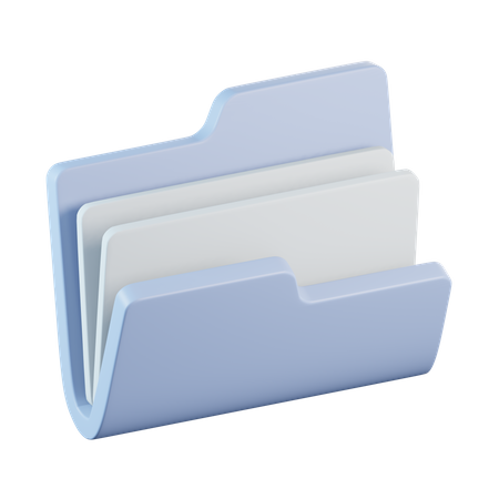 Folder Open  3D Icon