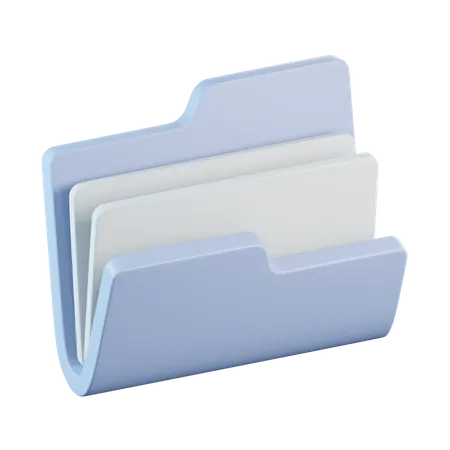 Folder Open  3D Icon