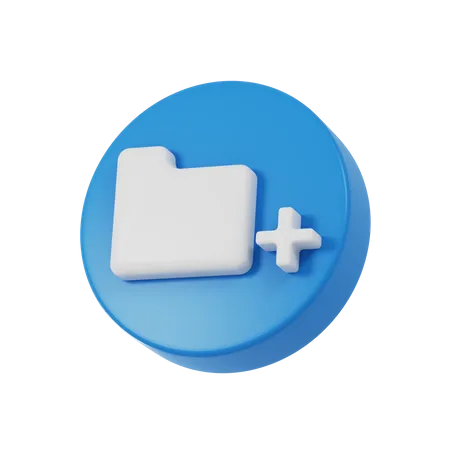 Folder Plus  3D Icon