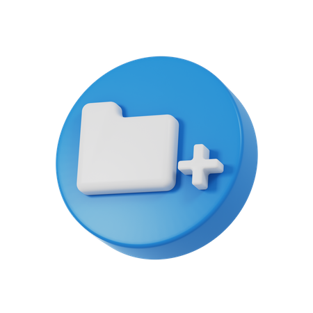 Folder Plus  3D Icon