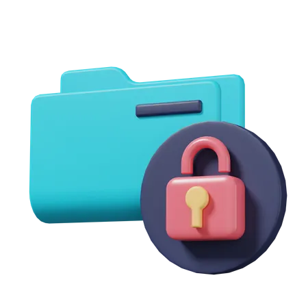 Folder Protection  3D Icon