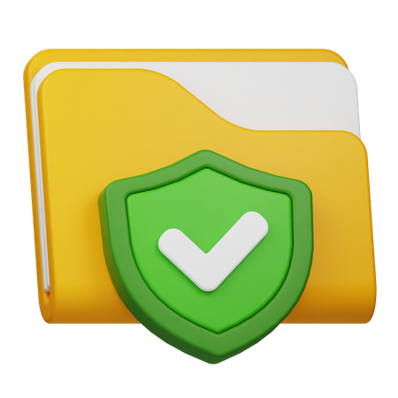 Folder Protection  3D Icon