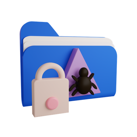Folder Protection 3D Icon
