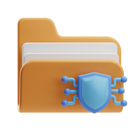 フォルダのセキュリティ  3D Icon