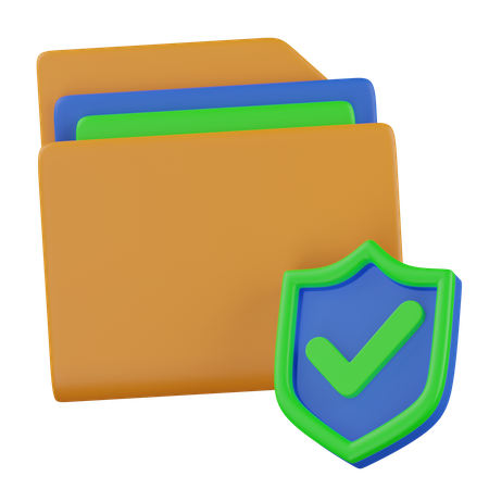 Folder Security  3D Icon