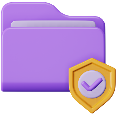 Folder Security  3D Icon