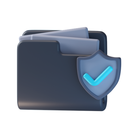 Folder Security  3D Icon