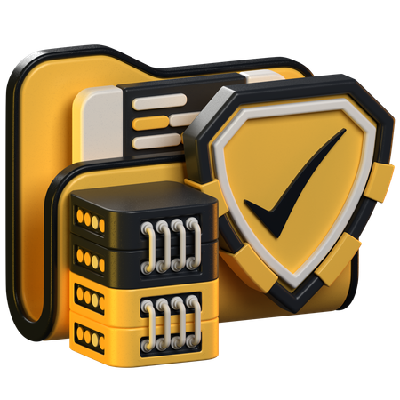 Folder Security  3D Icon