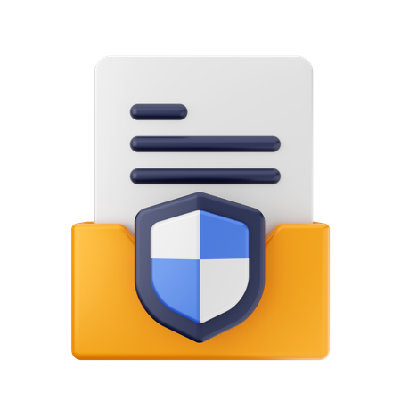 Folder Security  3D Icon