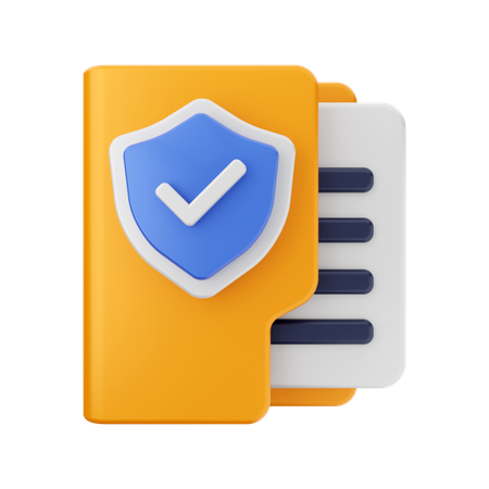 Folder Security  3D Icon