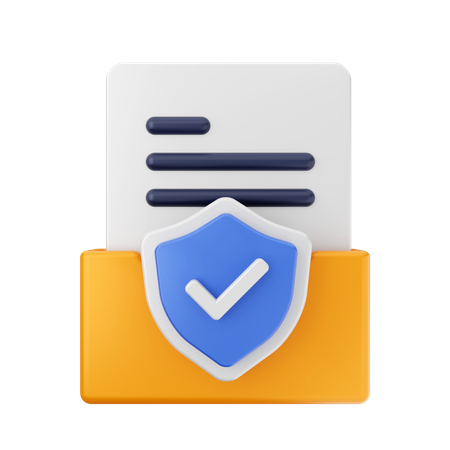 Folder Security  3D Icon