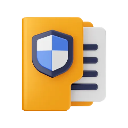 Folder Security 3D Icon