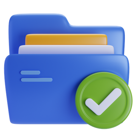 Folder select  3D Icon