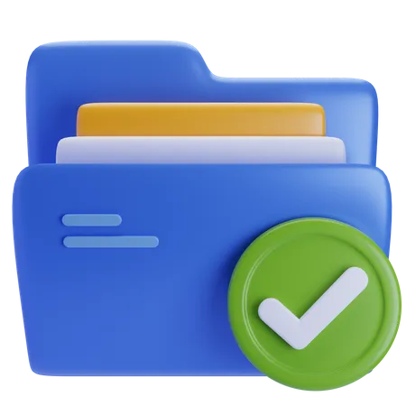 Folder select  3D Icon