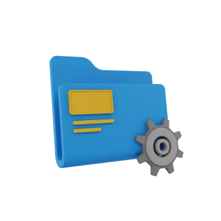 Folder Setting  3D Icon