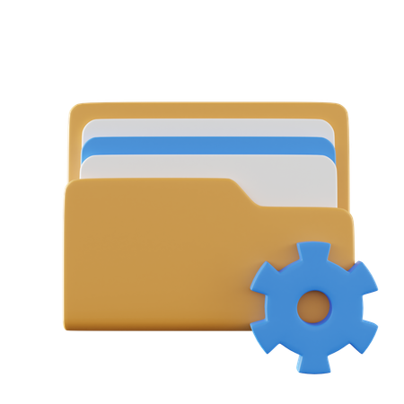 Folder Setting  3D Icon