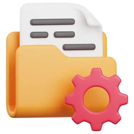 Folder Setting  3D Icon