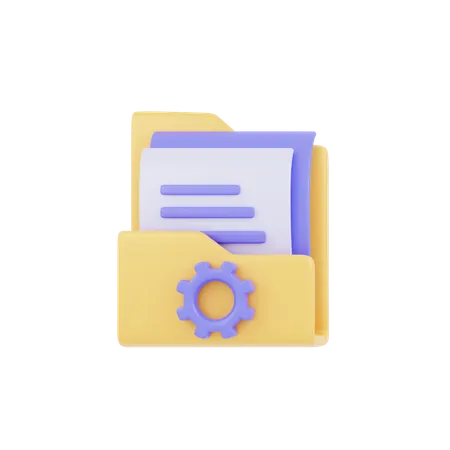 Folder Setting  3D Icon