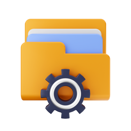 Folder setting  3D Icon